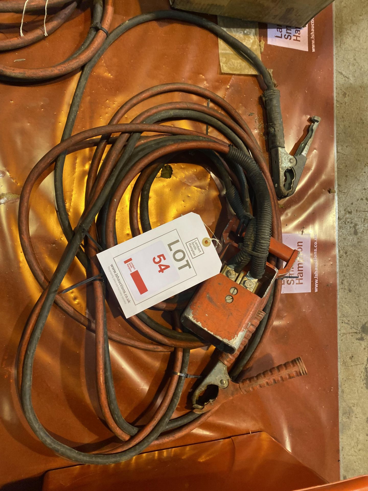 Heavy commercial 24v jump leads