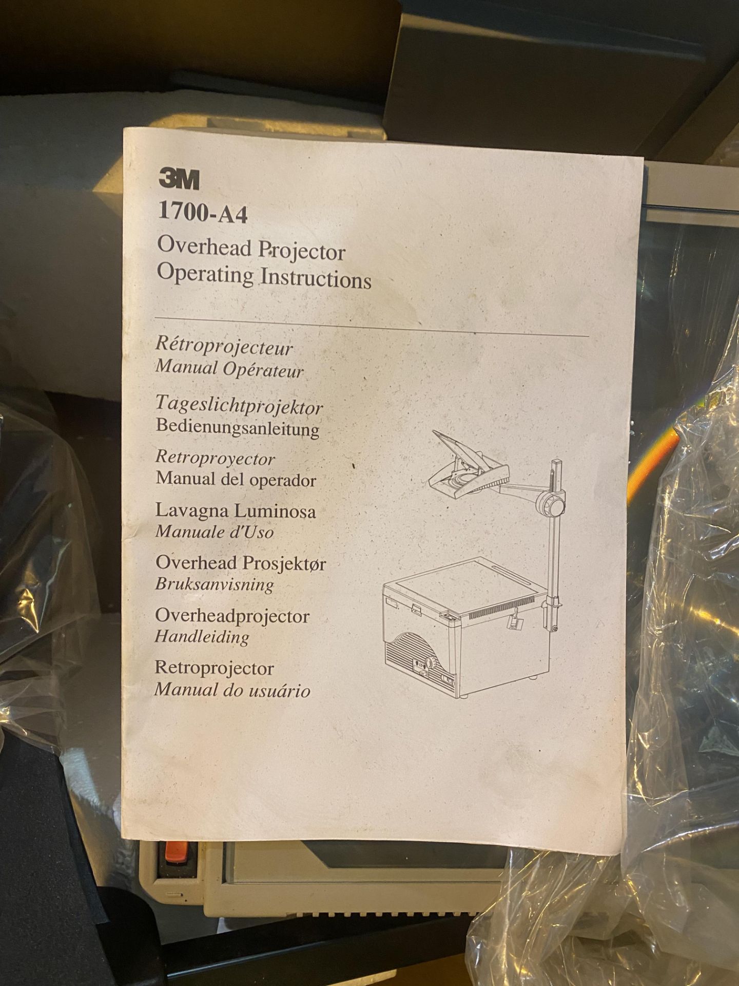 1700-A4 overhead projector - Image 3 of 3