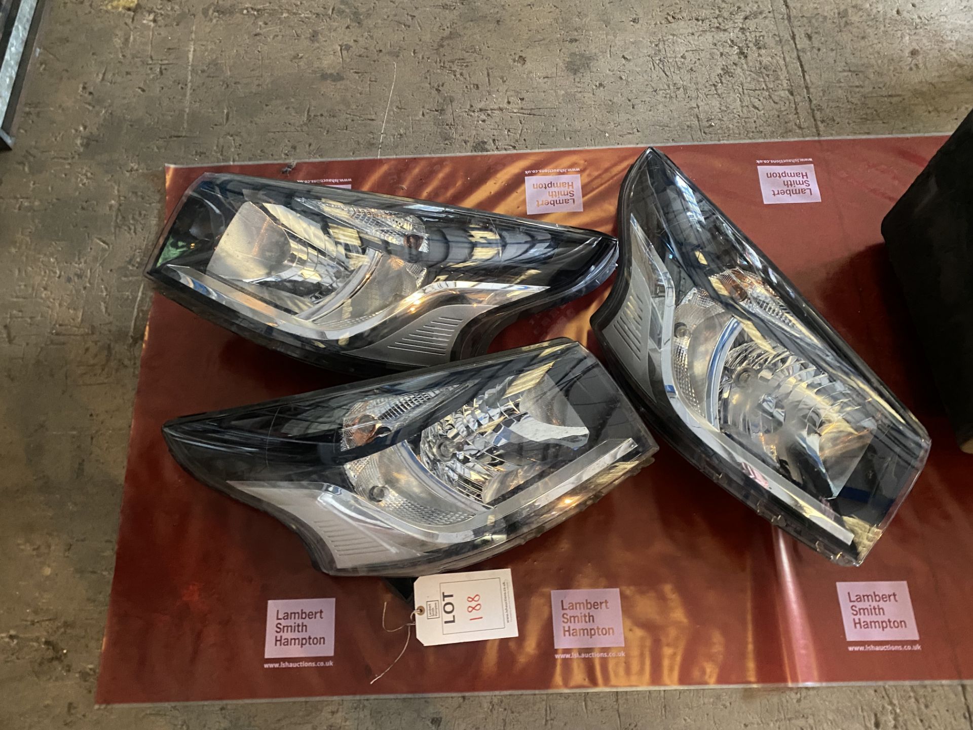 Three Renault Traffic - Vauxhall Vivaro headlights