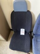 2 upholstered single minibus driver seats for Mercedes various