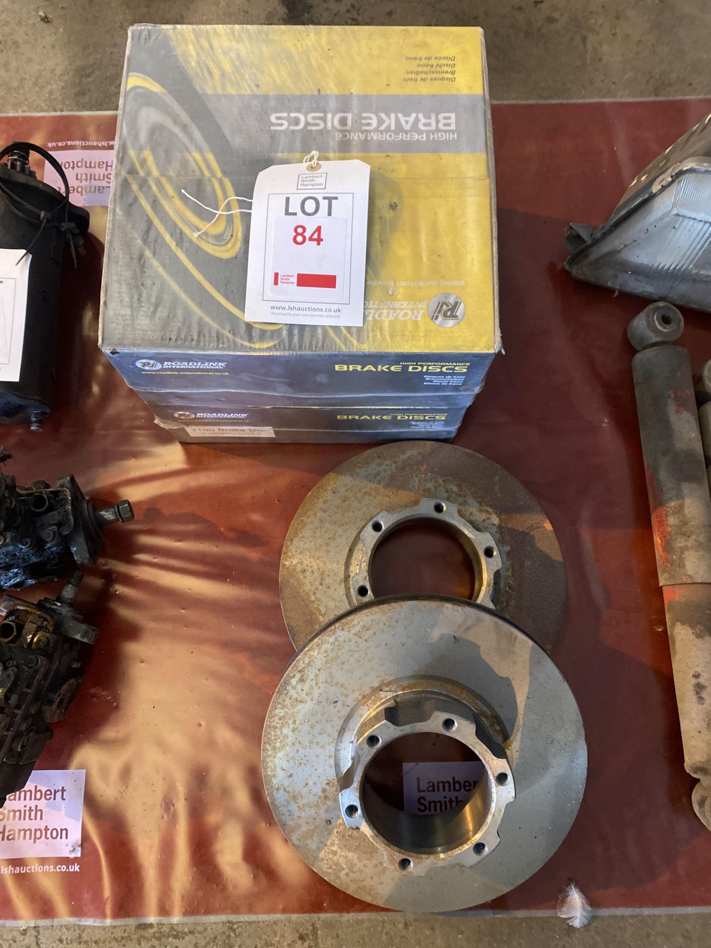 4 Mercedes Vario brake discs