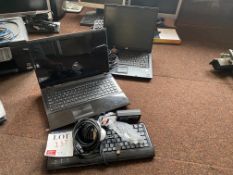 Zoostorm laptop with charger & additional keyboard, one HP laptop with charger