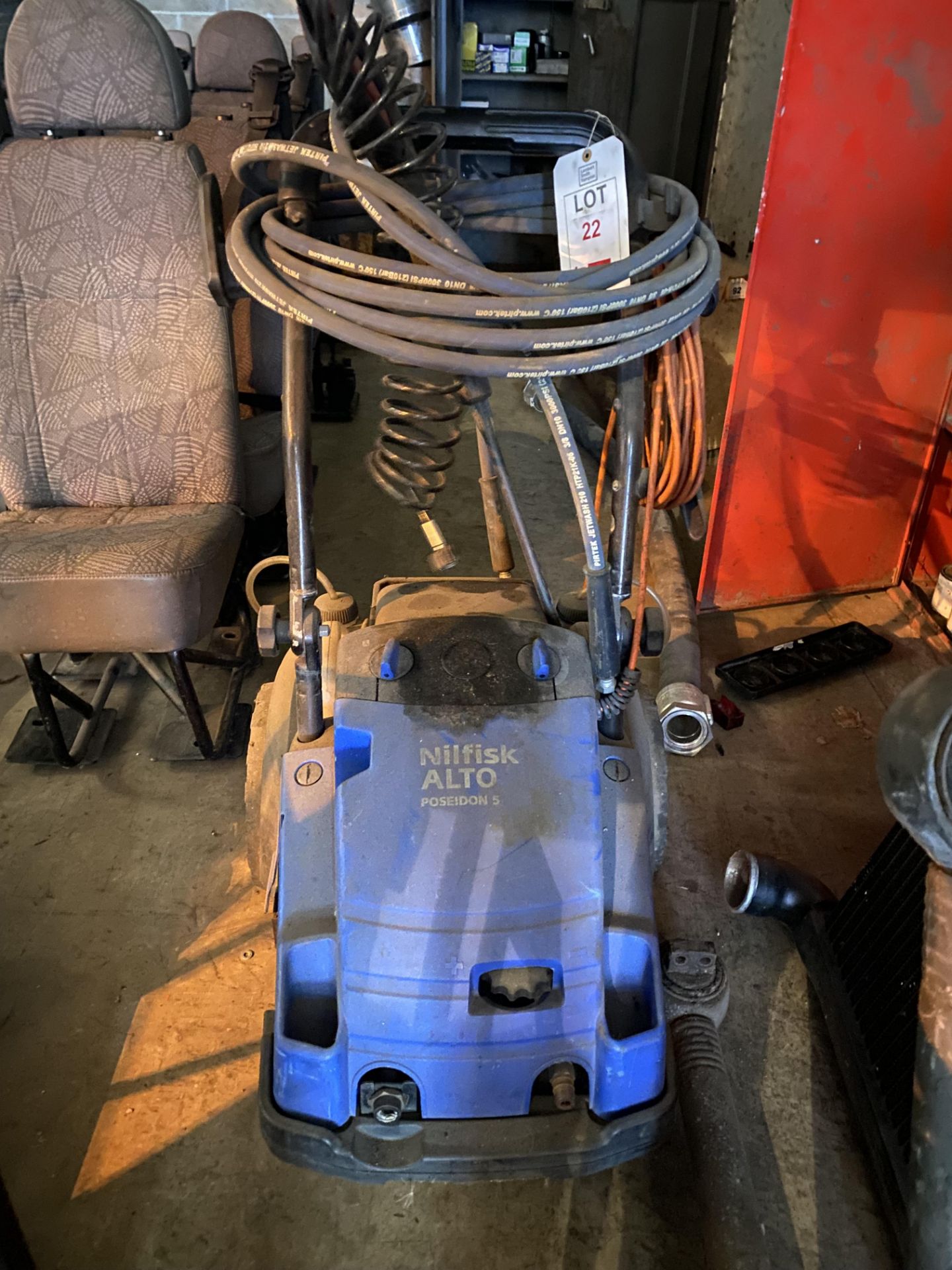 Nilfisk Alto Poseidon 5-32PA pressure washer, Serial no. 3520102000029-15-20, 240v with lance - Image 3 of 5