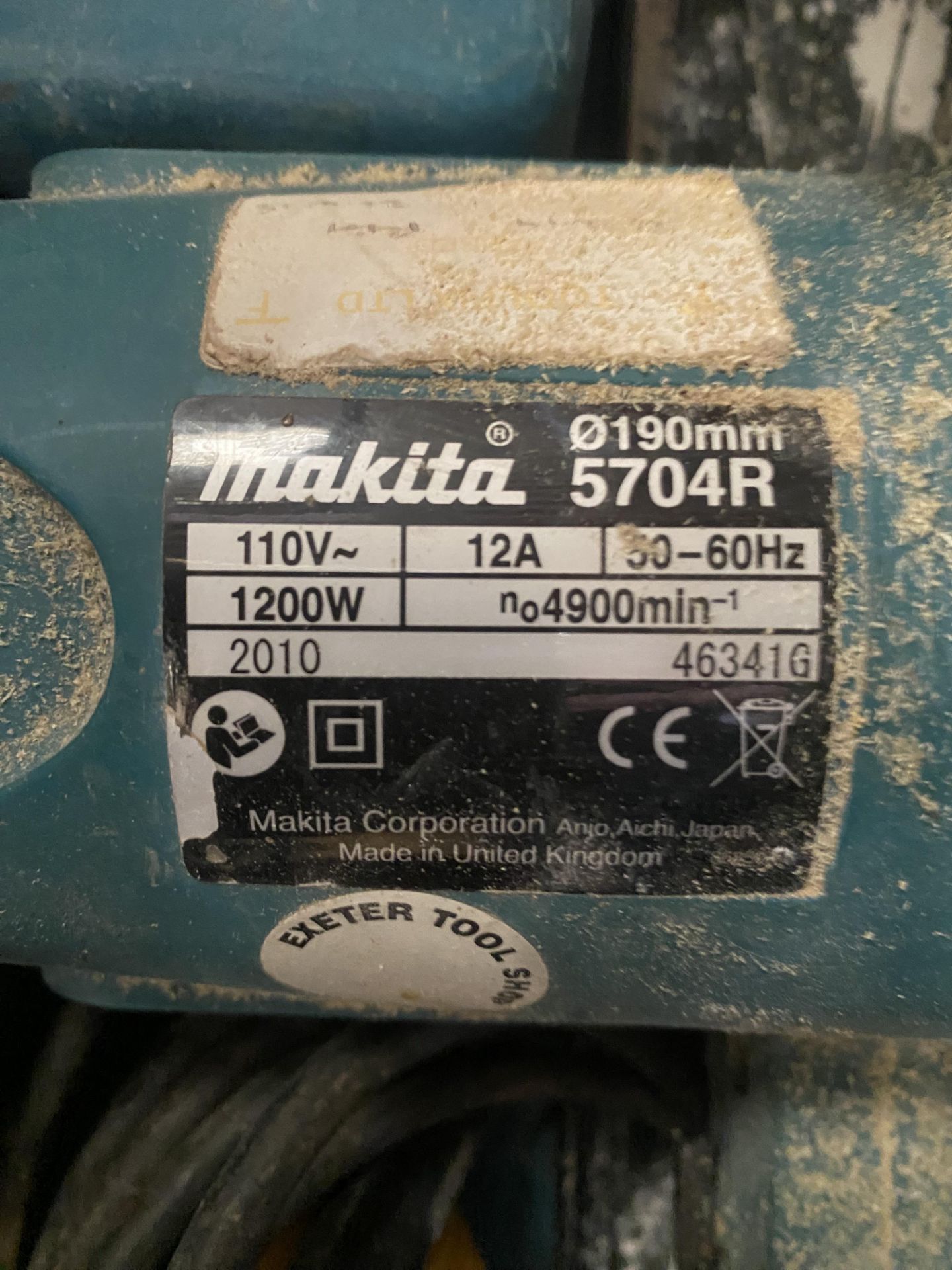 Makita 5704R circular saw, 110v Located at Unit 54, Newcourt Barton, Clyst Road, Topsham, Exeter, - Image 2 of 3