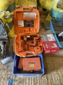 Paslode Impulse cartridge staple gun with various consumables Located at Unit 54, Newcourt Barton,