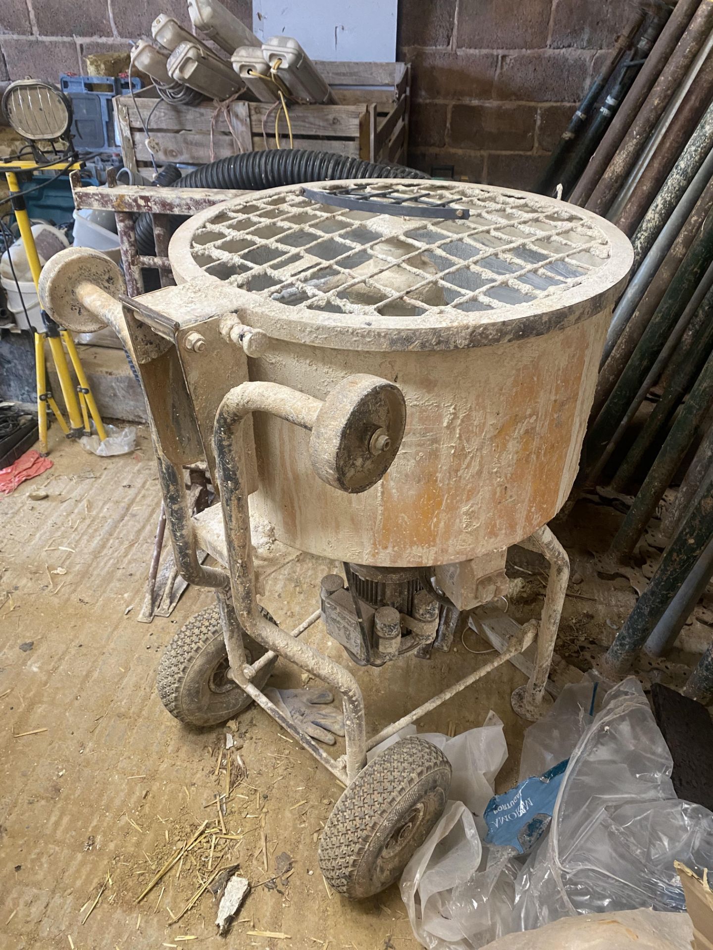 Forced action pan mixer, Baron 120-E, 110v, Serial no. 2J66 (2019) Located at Unit 54, Newcourt - Image 2 of 6