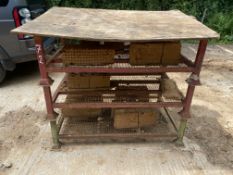 8 Metal stackable stillages, 1.4m x 900mm Located at Coleton Fishacre, Brown Stone Road, Kingswear