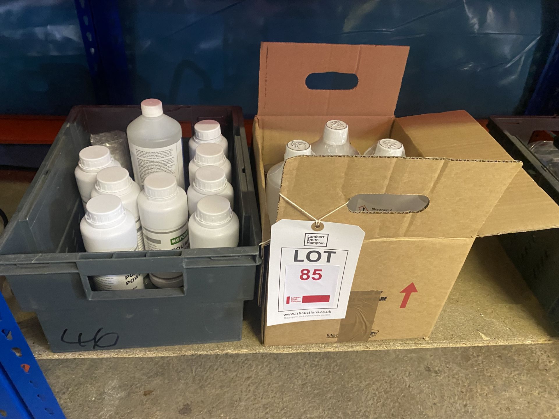 One box of Isopropyl alcohol bottles and one box of Refox polishing powder - Image 2 of 4