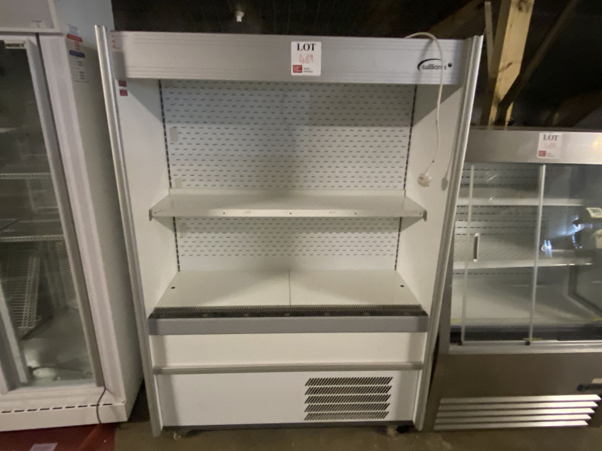 Williams open fronted display fridge, model no. C125/WCN, T:1
