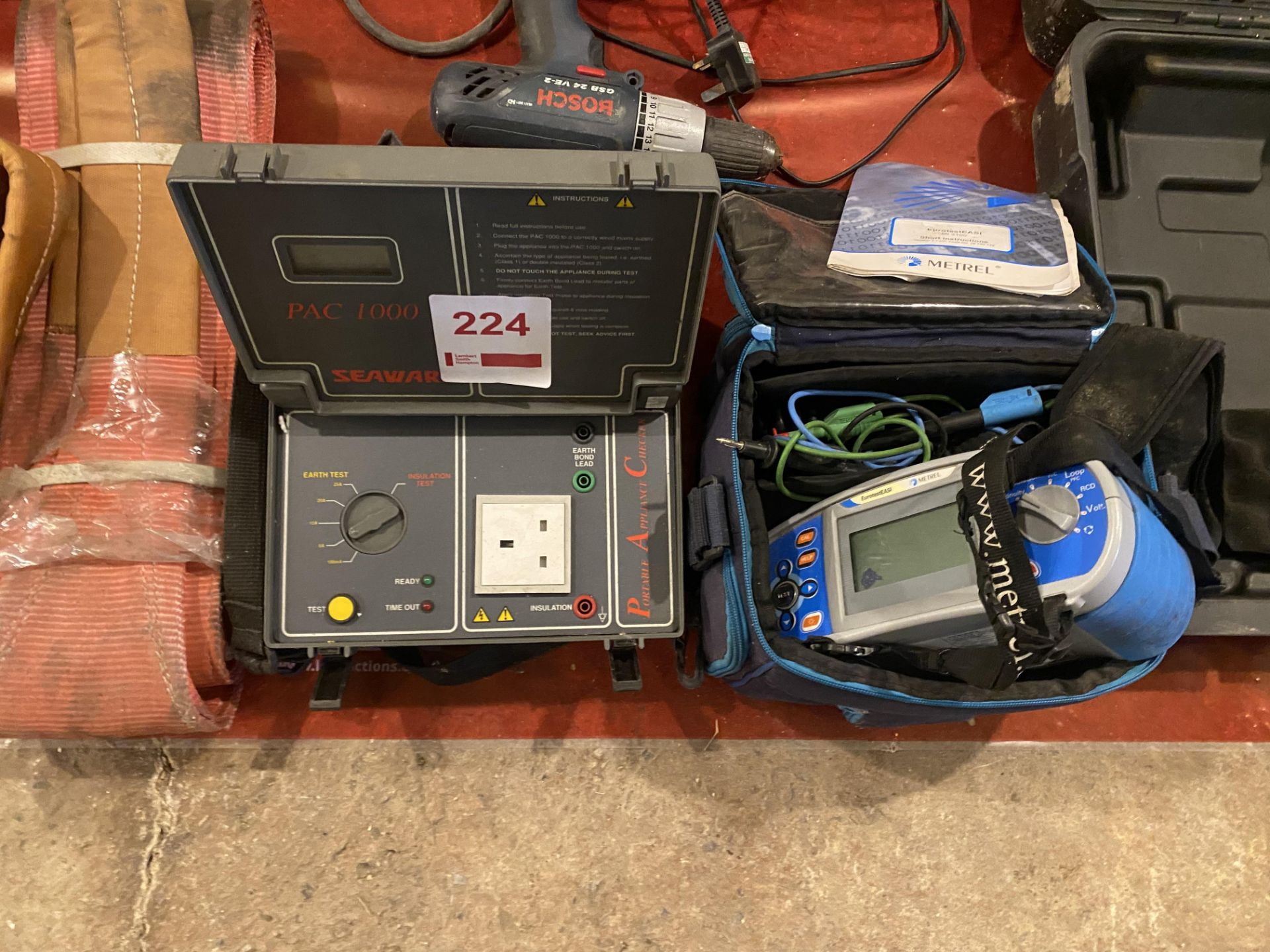 Seaward PAC1000 pac tester & Alphatek electrical tester, CAT3