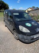 Peugeot Partner 850 S L1 E-Hdi car derived van, 91bhp Registration: P25 GWT Recorded mileage 139,220