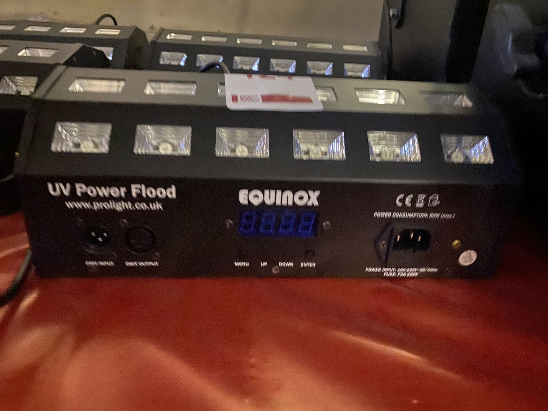 Two Equinox UV power floodlights - Image 2 of 3