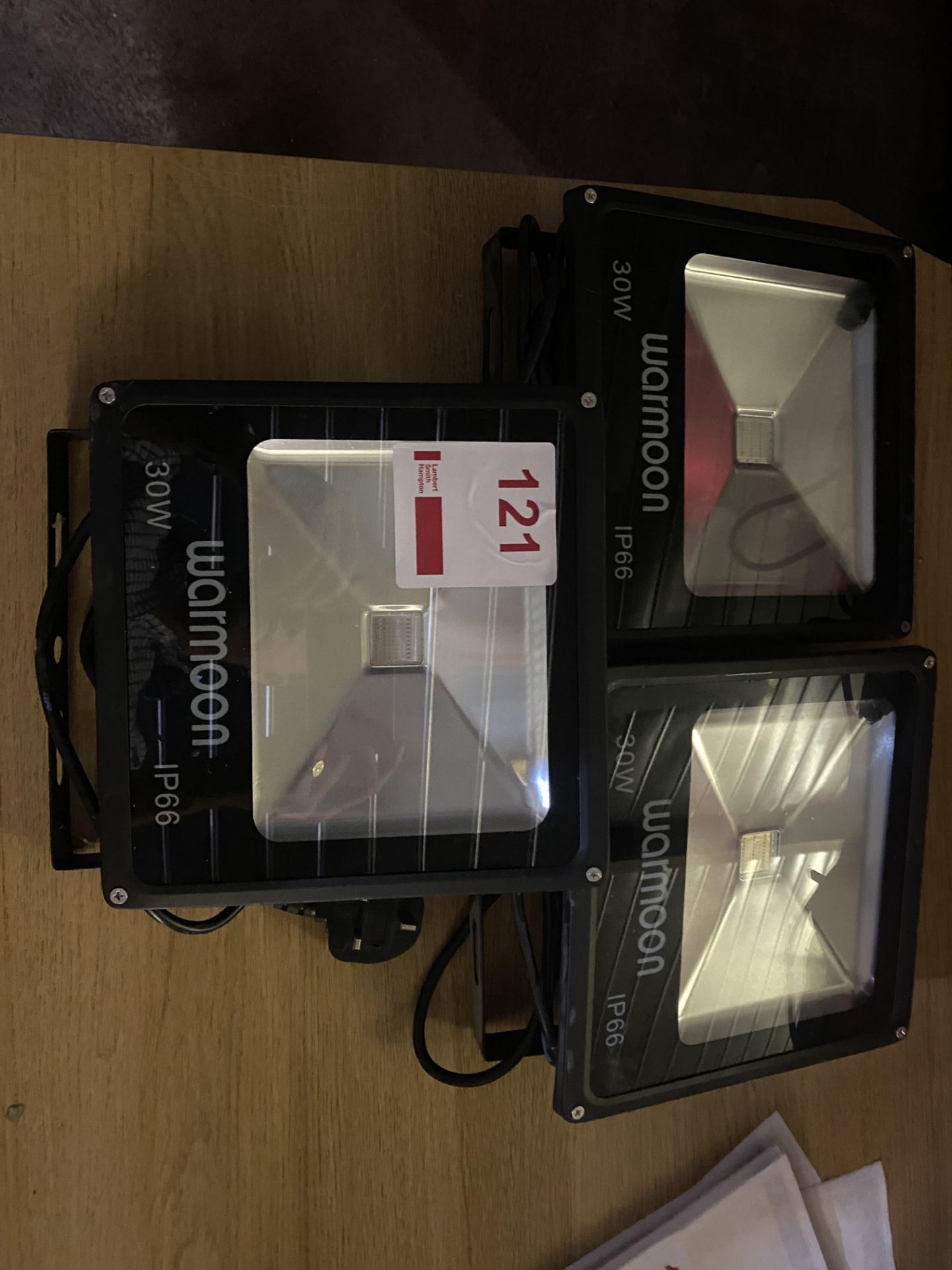 Three Warmoon 30w IP66 LED lights