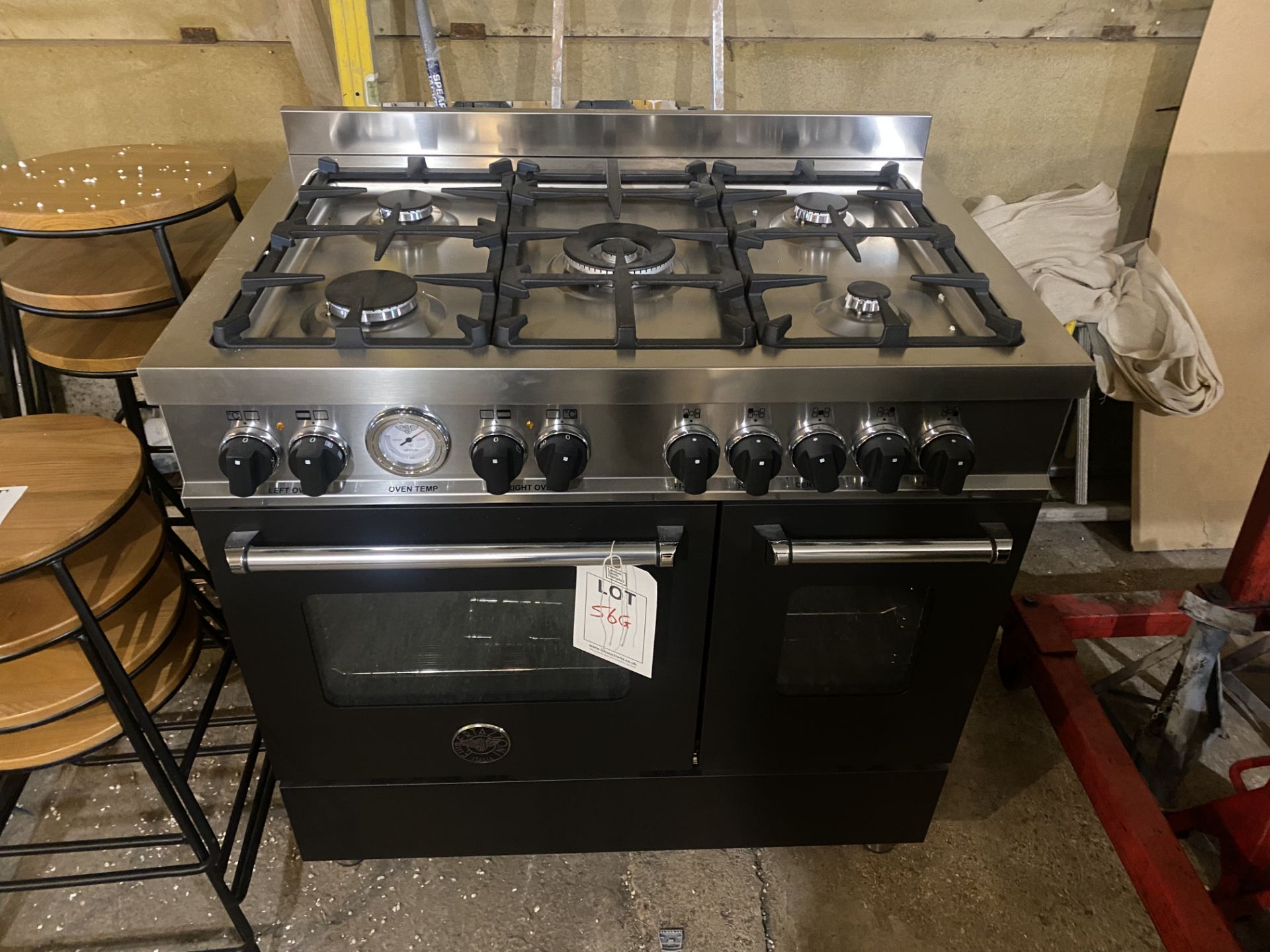 F W Pertazzoni Italia gas 5 hob/2 oven cooker