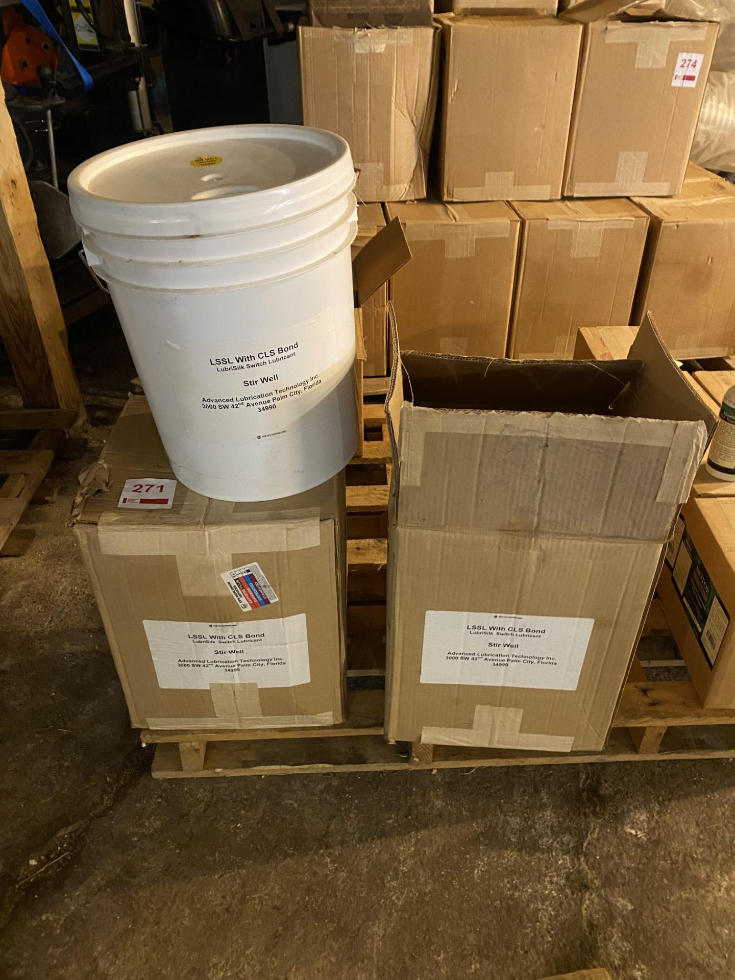 Two tubs of LSSL with CLS Bond Lubrisilk Switch lubricant