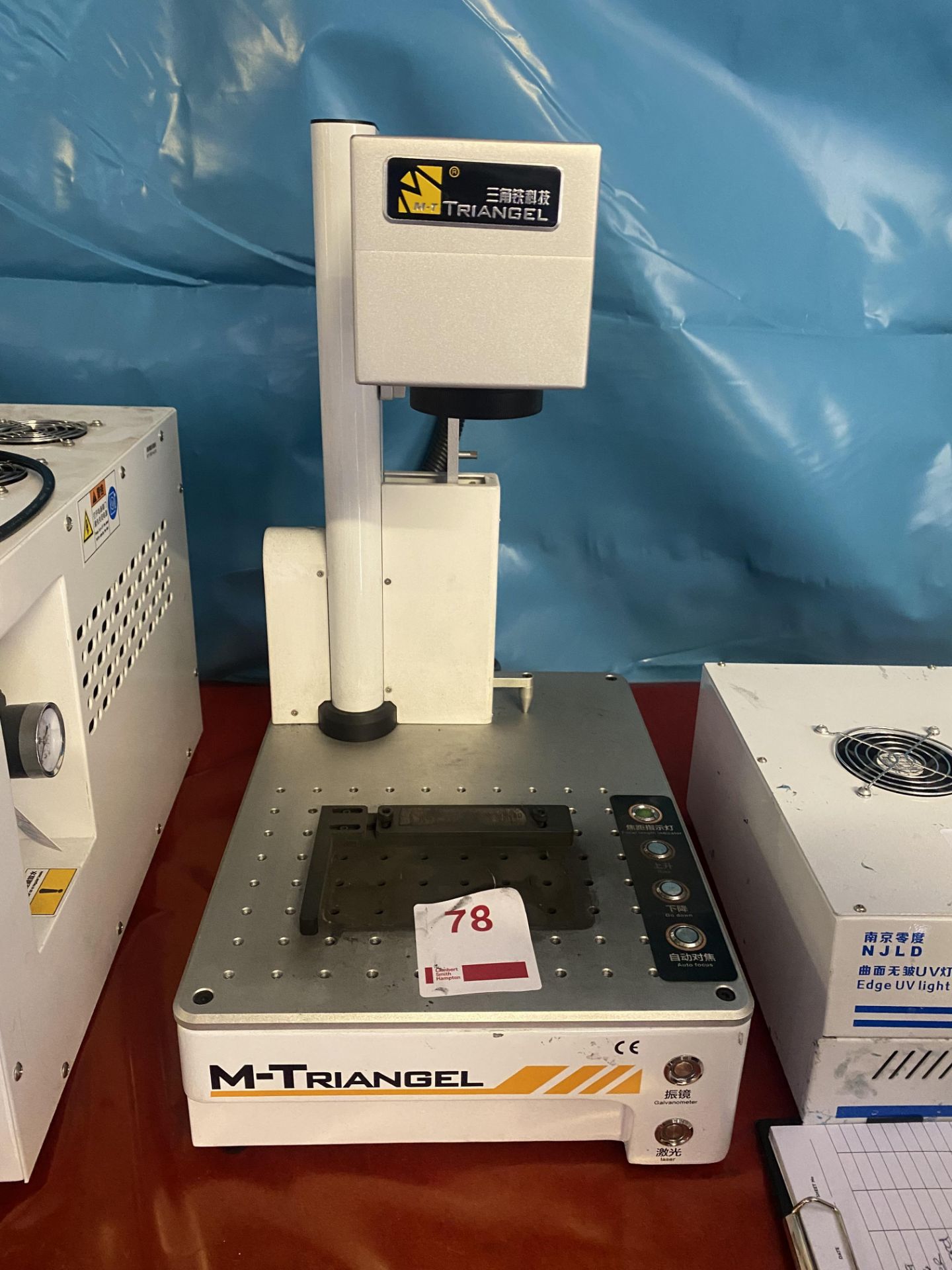 M-Triangel laser galvanometer glass cutter