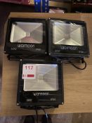 Three Warmoon 30w IP66 LED lights