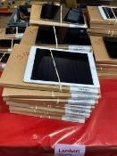 Nine iPad Air (2nd Gen) comprising of: 1 x 128GB silver grade D 1 x 64GB gold grade D 3 x 16GB space