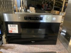 Whirlpool integral microwave