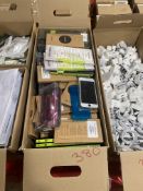 Quantity of assorted phone screens including iPhone 6, 7, X5 Max, X5, etc.
