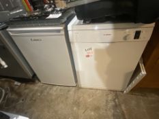 Bosch Classixx undercounter dishwasher, type S16PIB and LEC undercounter fridge