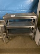 Gantry 3 tiered hot serving rack