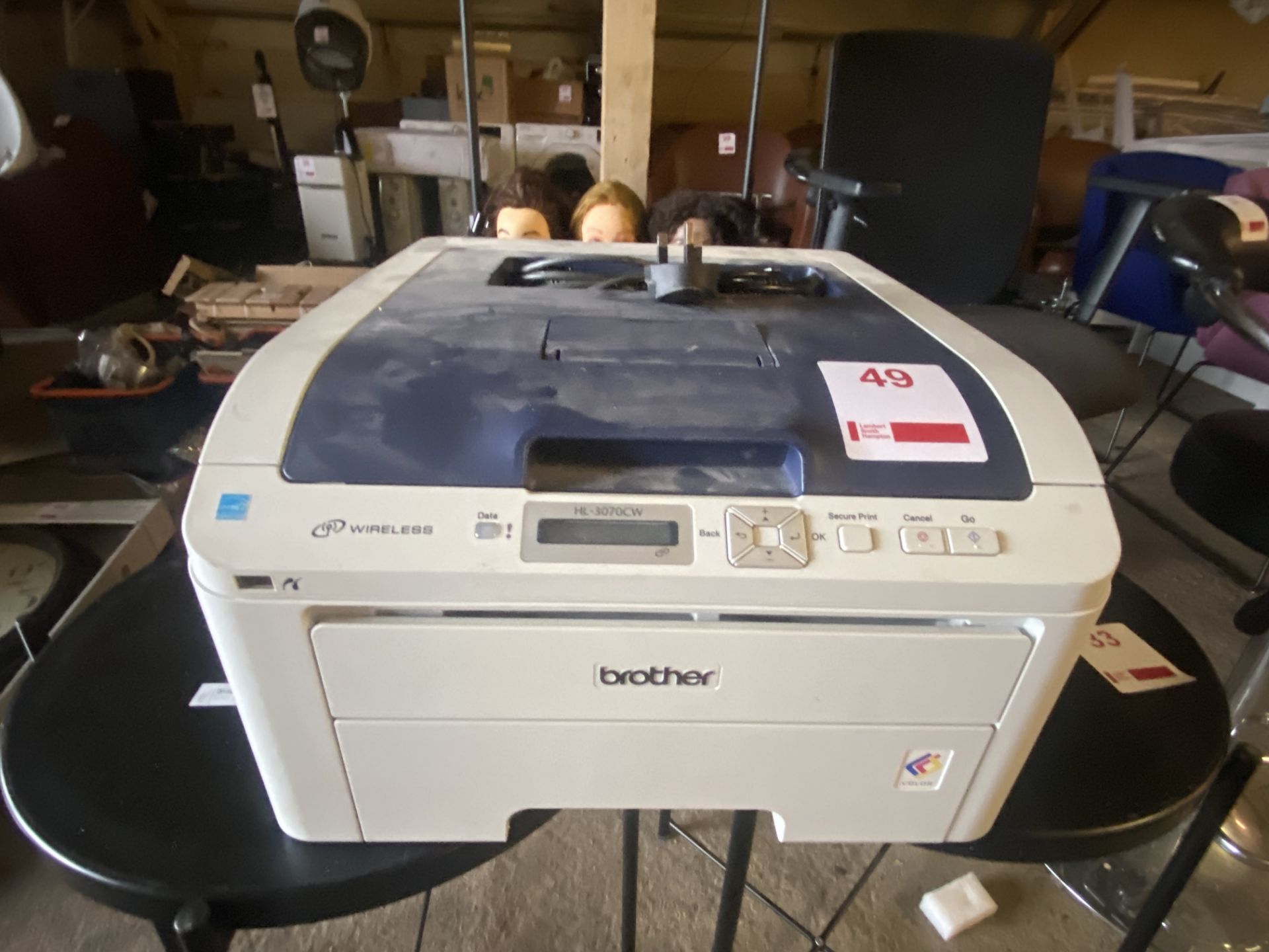 Brother HL-3070CW wireless printer - Image 2 of 4