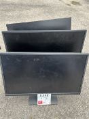 Dell LCD free standing monitors x3