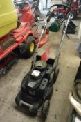 Stiga twinclip 558HBBC petrol powered pedestrian mower, please note: Front wheel requires reattachin