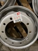 Four 225 x 11.75 wheel rims, 5,000kg SRW Please note: This lot is located in: Stoneford Farm,