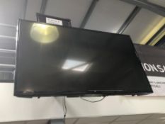 JVC LED 55" TV c/w wall mount remote control