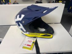 Husqvarna kids railed 22 motocross helmet size L/52, RRP £135.90 Please note this item will be sold