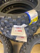 2 x Michelin, starcross 5 motocross tyres size 100-90-19