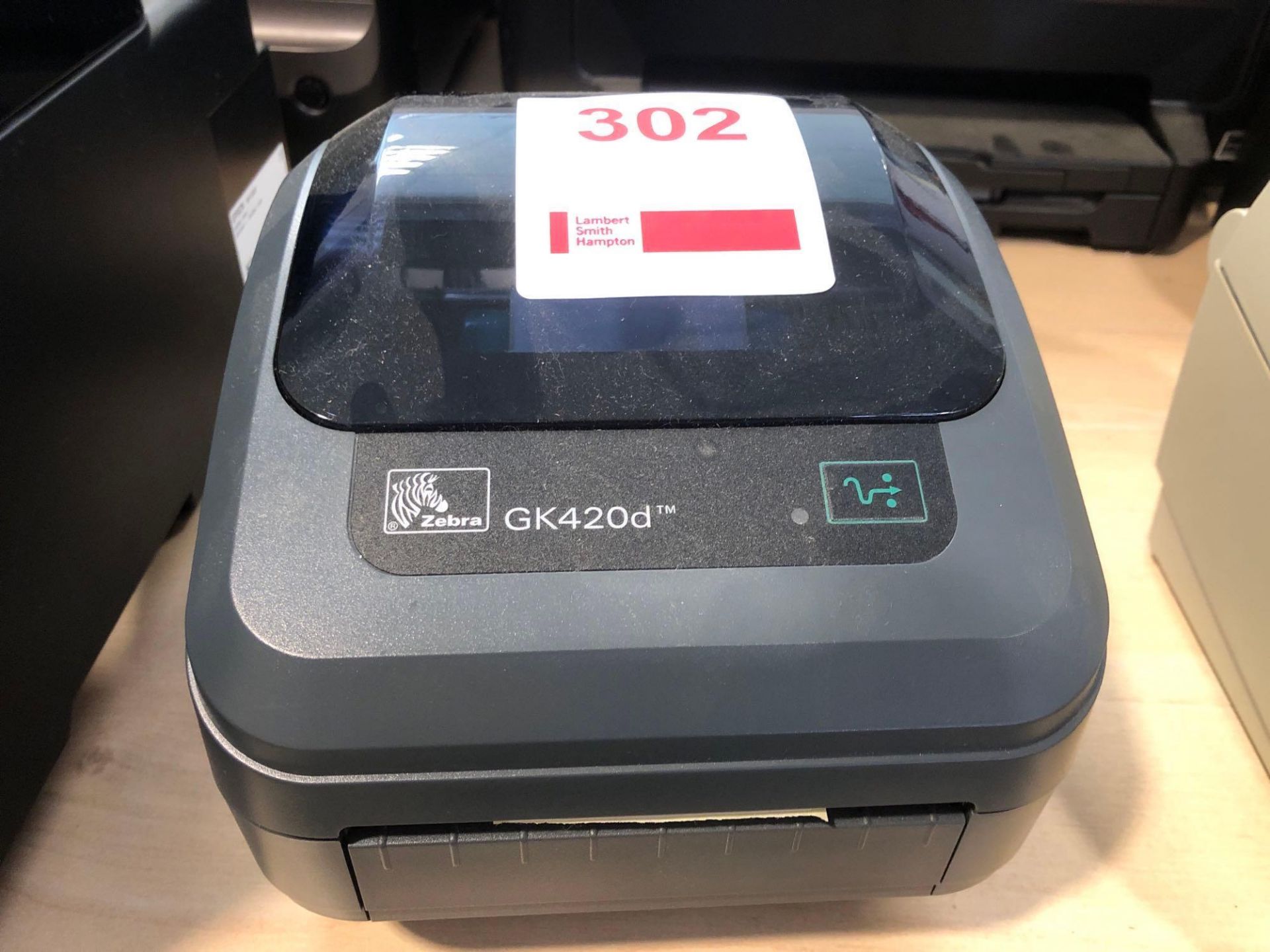 Zebra GK402d Thermal Label Printer with Power Supply - Image 2 of 3