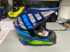 Nolan N53 motocross helmet size XXL. Please note this lot will be sold as Zero Rated VAT