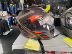 Vemar hurricane laser, Matt Brown motorcycle helmet, size extra large, RRP £249.99 Please note this