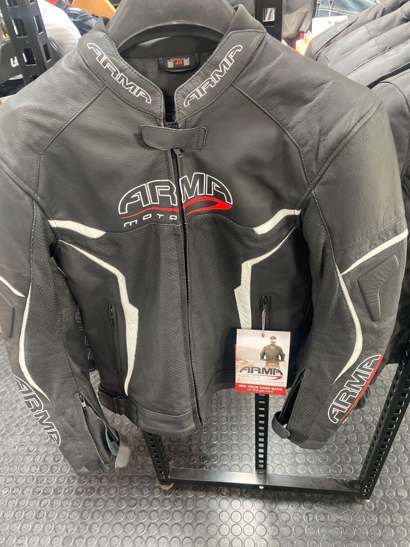 Arma Raiden leather jacket size 40, RRP £199.99