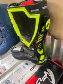 A pair of Forma predator MX motorcycle boots size EUR 44