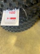 4 x Michelin, starcross 5 motorcycle tyres size 70-100-17