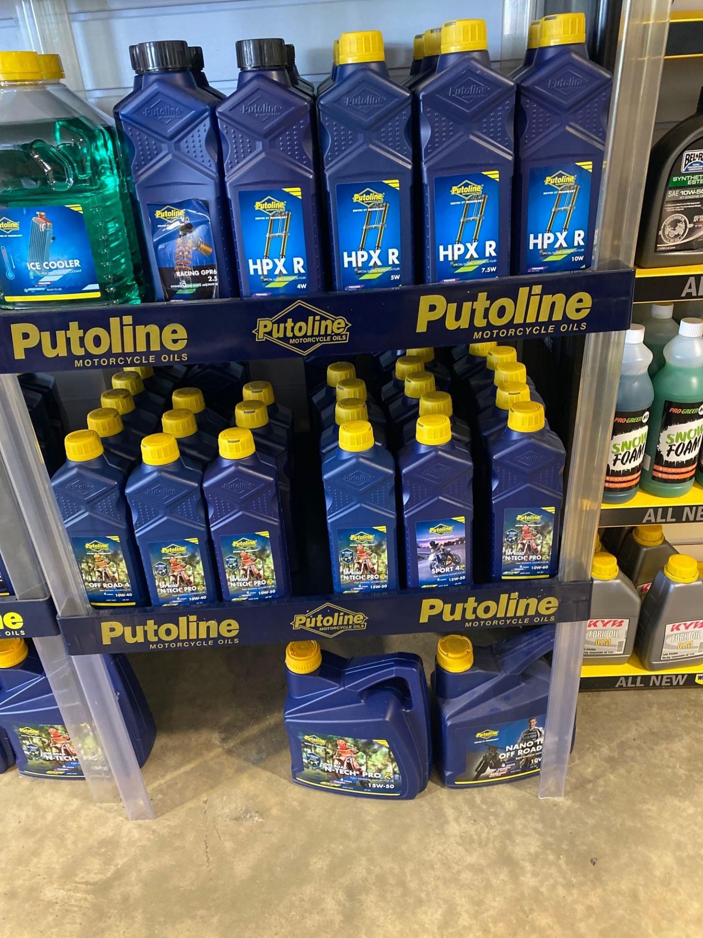 Putoline display unit and contents to include various unused, lubricants, sprays and oils as lotted - Image 3 of 4