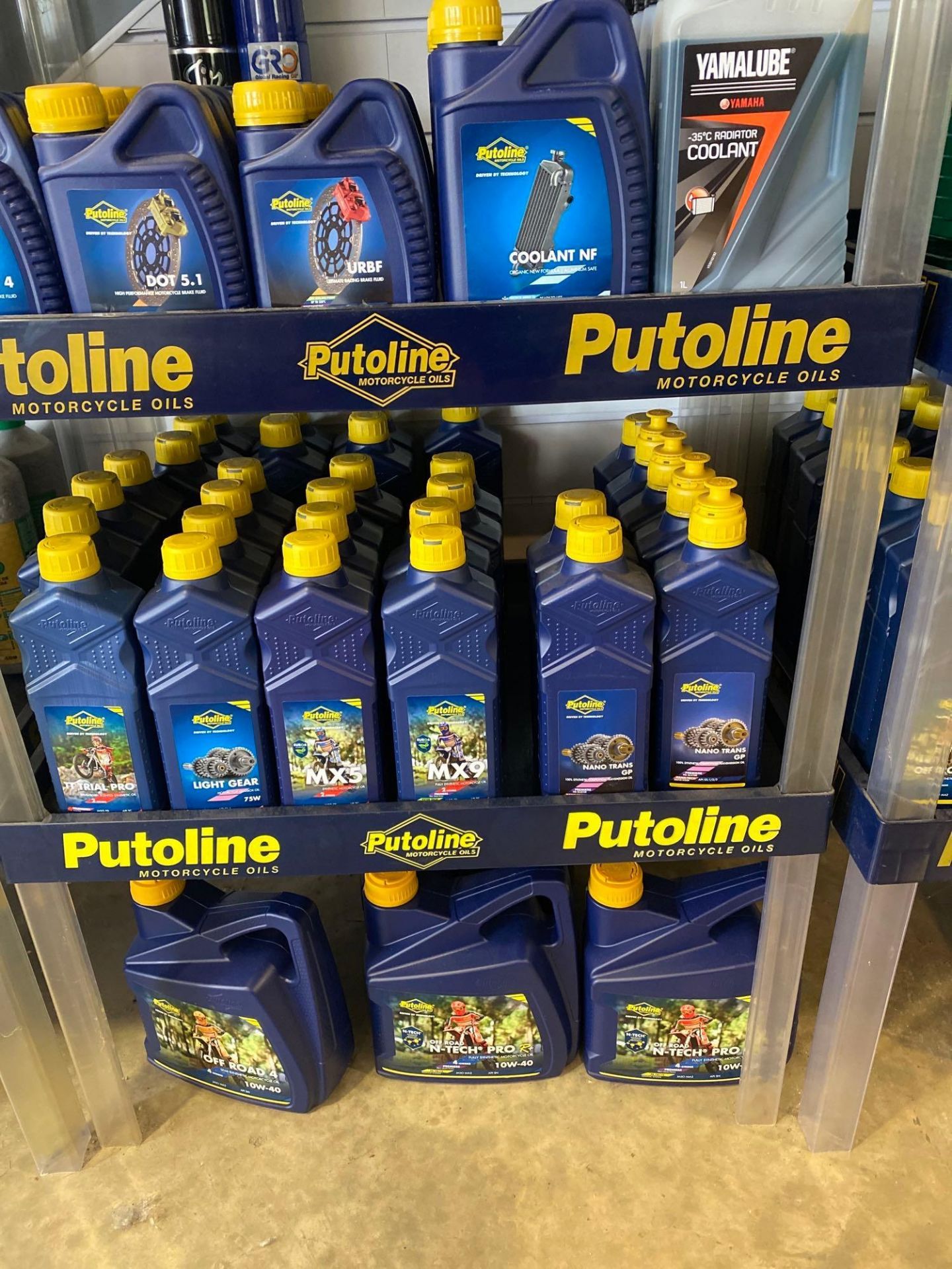 Putoline display unit and contents to include various unused, lubricants, sprays and oils as lotted - Image 3 of 4