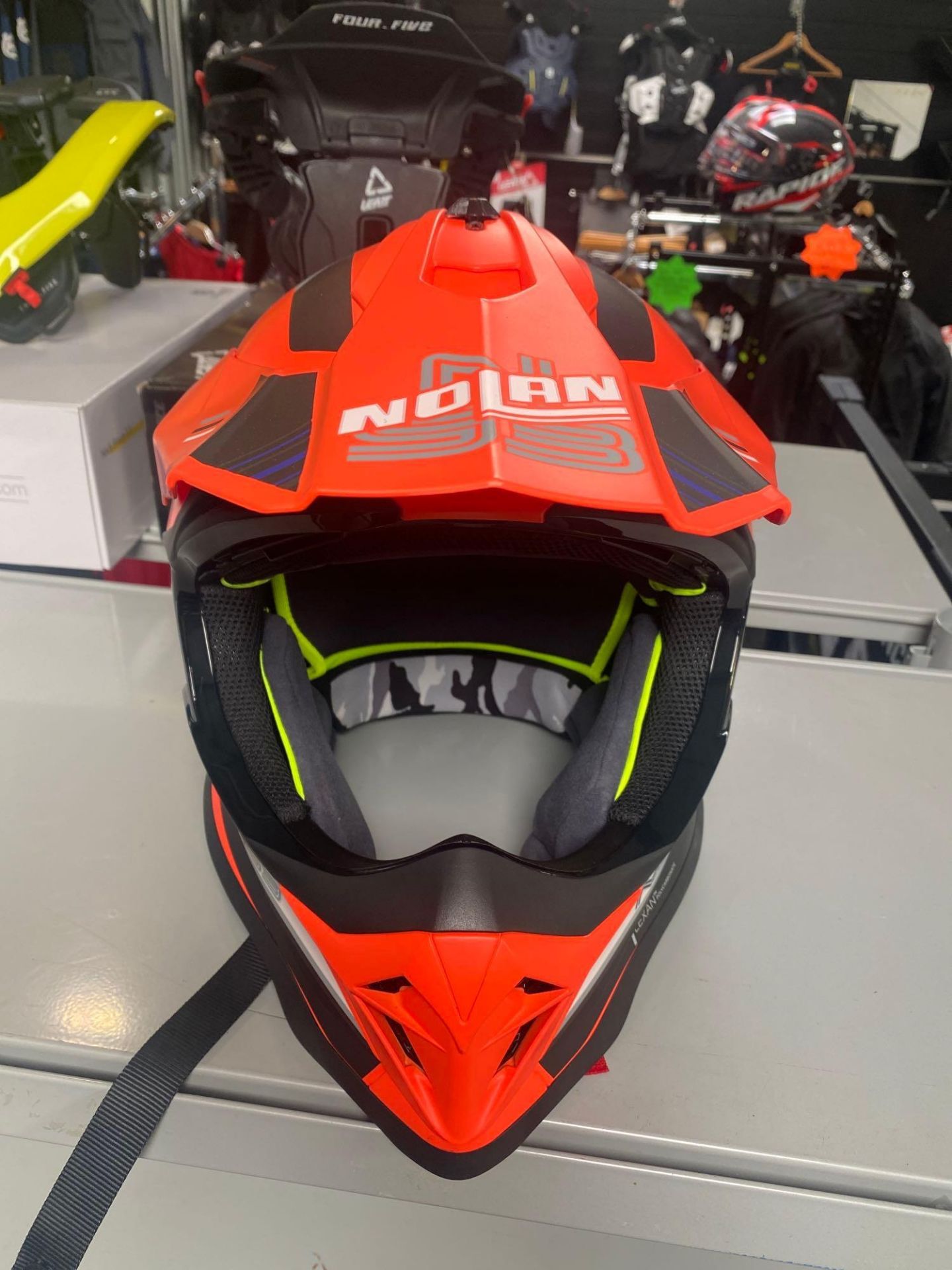 Nolan N53 motocross helmet size XXXL. Please note this lot will be sold as Zero Rated VAT - Image 2 of 4