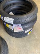 4 x motorcycle tyres size 120-70-17