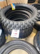 4 x mixed Enduro tyres size 120-80-19