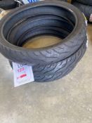 3 x Michelin Pilot, motorcycle tyres size 100-70-17