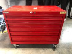 Fami Mobile Tool Chest Fitted 6 Drawers, Height 840mm x Width 1020mm x Depth 570mm