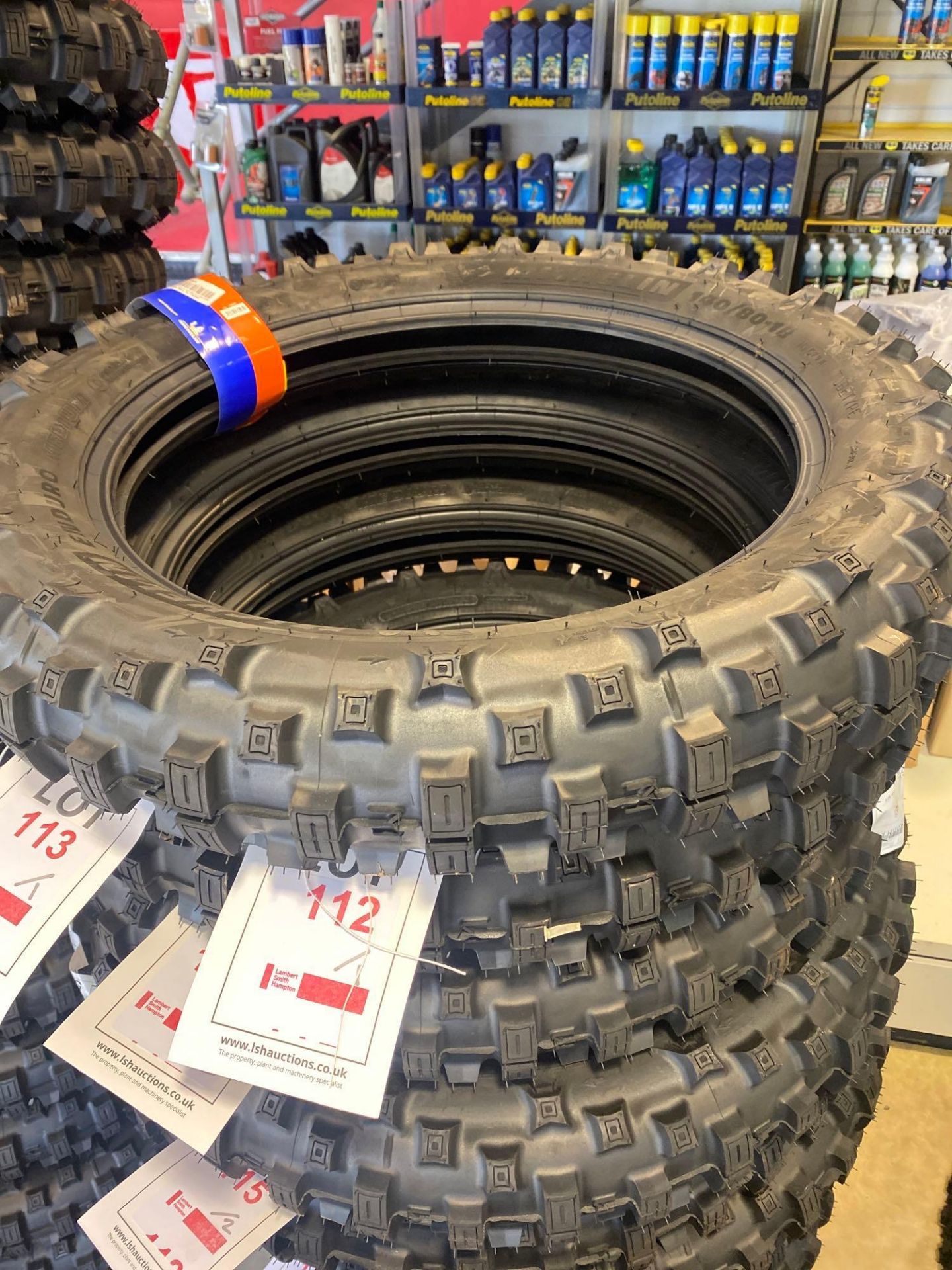 1 x Michelin, enduro medium tyre size 140-80-18