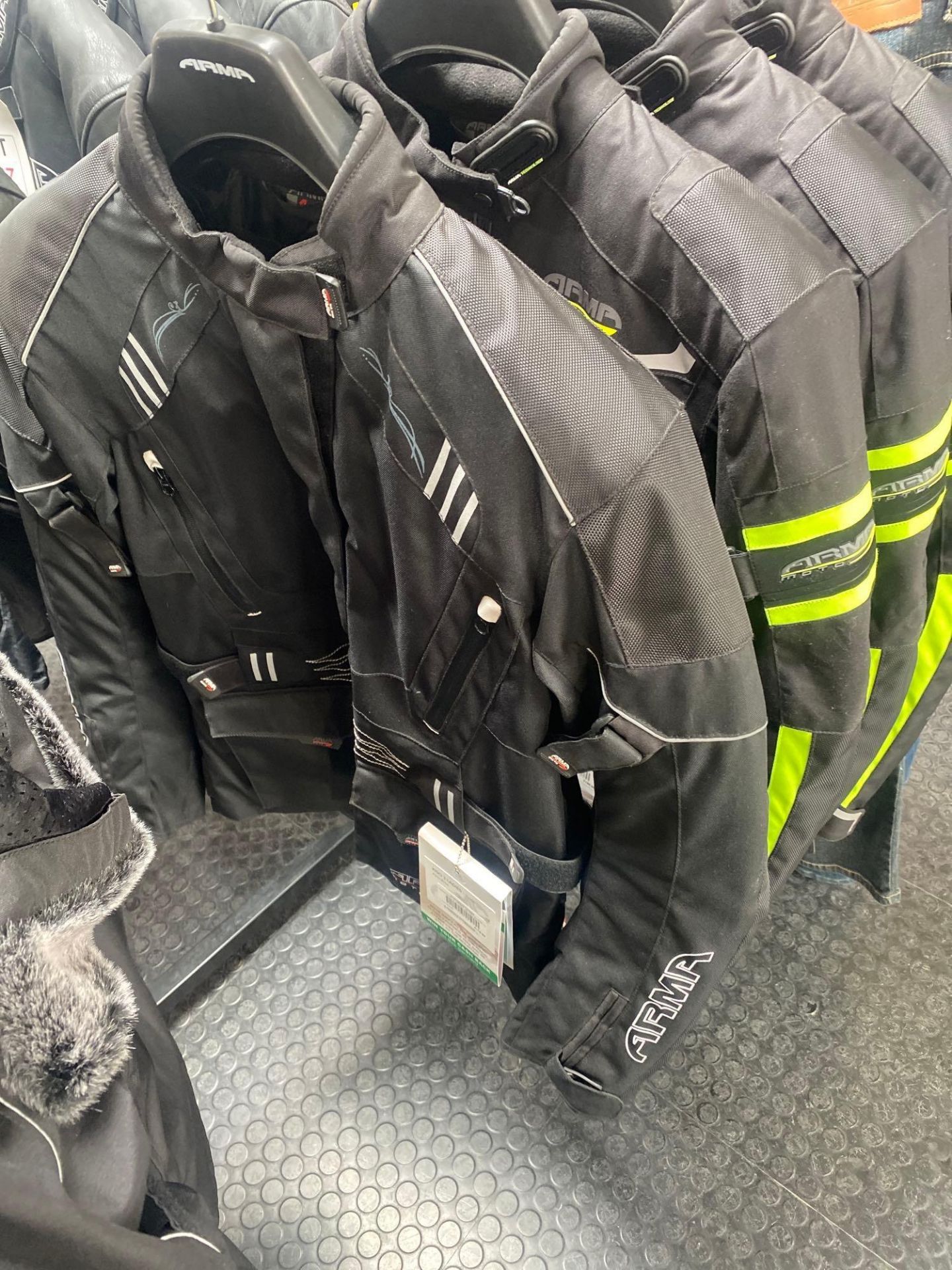 5 various Arma motorcycle jackets sizes 3 x 14, 1 x 12, 1 x 10 - Image 2 of 5