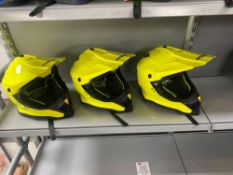 3 x Nolan N53 motocross helmets sizes 2 x M, 1 x XS. Please note this lot will be sold as Zero Rated