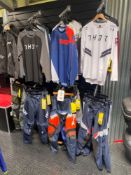 Various Thor branded motorbike clothing as lotted